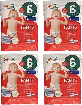 Фото Mamia Premium Pants 6 XL (14+ кг) 72 шт