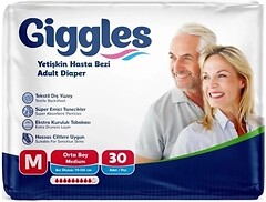 Фото Giggles Подгузники для взрослых Medium (70-120 cm) 30 шт