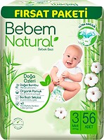 Фото Bebem Natural Midi 3 (56 шт)