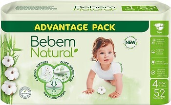 Фото Bebem Natural Maxi 4 (52 шт)