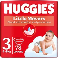 Фото Huggies Little Movers 3 (4-9 кг) 78 шт