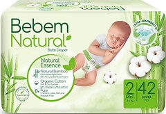 Фото Bebem Natural 2 (3-6 кг) 42 шт