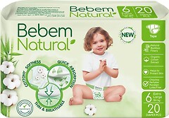 Фото Bebem Natural 6 (15+ кг) 20 шт