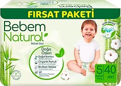 Фото Bebem Natural 5 (11-18 кг) 40 шт