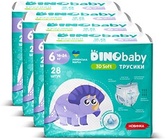 Фото Dino Baby 3D Soft Pants 6 (16-24 кг) 4x 28 шт