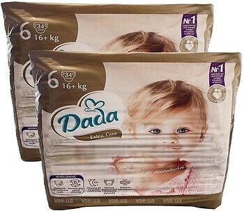 Фото Dada Extra Care 6 (16+ кг) 2x 34 шт
