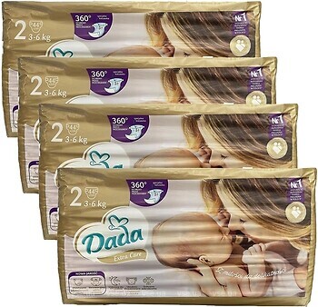 Фото Dada Extra Care 2 (3-6 кг) 4x 44 шт