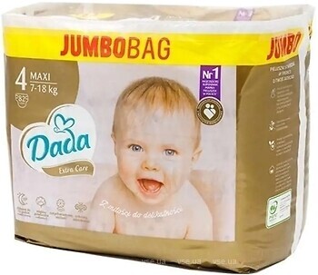 Фото Dada Extra Soft 4 (7-18 кг) 82 шт