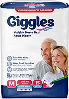 Фото Giggles Подгузники-трусы для взрослых Medium (70-120 cm) 15 шт