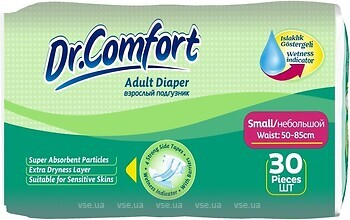 Фото Dr.Comfort Подгузники для взрослых Small (50-85 см) 30 шт
