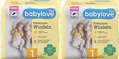 Фото Babylove Premium 1 (2-5 кг) 2x 28 шт