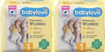 Фото Babylove Premium 1 (2-5 кг) 2x 28 шт