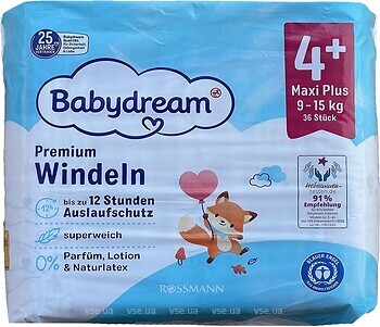 Фото Babydream Premium 4+ (36 шт)