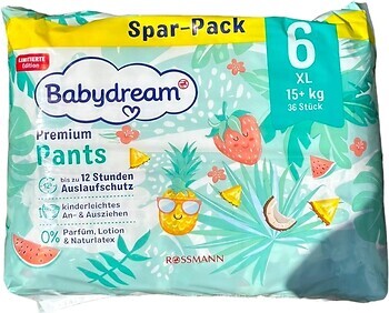 Фото Babydream Pants Premium 6 (36 шт)