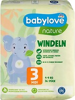 Фото Babylove Nature 3 (4-9 кг) 36 шт