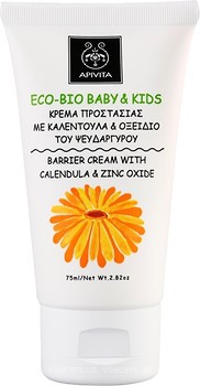 Фото Apivita Крем детский Eco-Bio Baby & Kids защитный с календулой и оксидом цинка 75 мл
