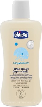 Фото Chicco Шампунь дитячий для тіла і волосся Baby Moments 200 мл (02844.10)