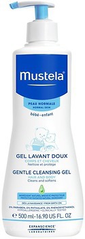 Фото Mustela Гель для купання Bebe Gentle Cleansing Gel 500 мл