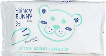 Фото Honey Bunny Влажные салфетки детские с экстрактом череды, ромашки, календулы 72 шт