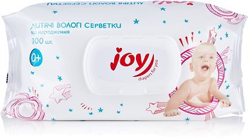Фото Joy Вологі серветки дитячі (з клапаном) 100 шт