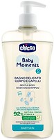 Фото Chicco Шампунь-гель детский Baby Moments Без слез с экстрактом овса 500 мл (10594.00)