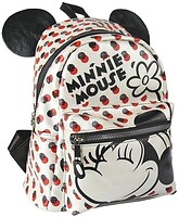 Фото Cerda Minnie Mouse White Casual Fashion Faux-Leather Backpack