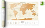 Фото 1dea.me Скретч-мапа світу Travel Map Gold World Rus (GWRU/4820191130012)