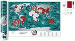 Фото 1dea.me Скретч-мапа світу Travel Map Marine World (MW)