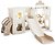 Фото Mealux Castle White/Brown (KD-B014)