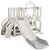Фото Mealux Elsa White/Grey (KD-B012)