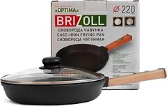 Фото Brizoll Optima з кришкою 220x40 мм (О2240-Р-С)