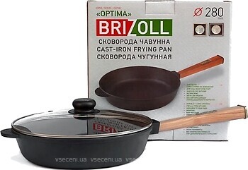 Фото Brizoll Optima з ручкою 280x60 мм (J2860-Р-C)