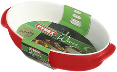 Фото Pyrex Wave Ceramic Red C304B05