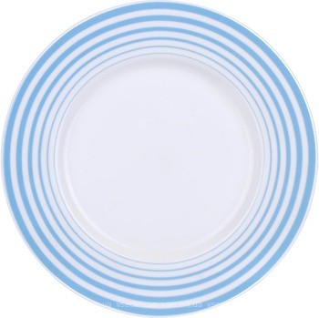 Фото DPL Lines Light Blue тарілка для салату 21.3 см
