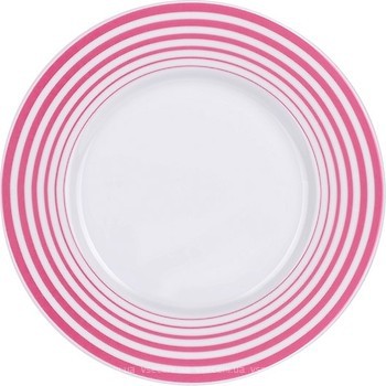 Фото DPL Lines Pink тарілка для салату 21.3 см