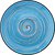 Фото Wilmax блюдце 15 см Spiral Blue (WL-669636/B)