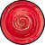 Фото Wilmax блюдце 12 см Spiral Red (WL-669234/B)