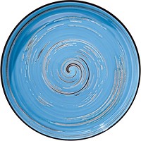 Фото Wilmax тарілка Spiral Blue 23 см (WL-669619/A)