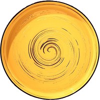 Фото Wilmax тарілка Spiral Yellow 28 см (WL-669420/A)
