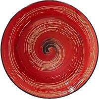 Фото Wilmax тарілка Spiral Red 25.5 см (WL-669214/A)