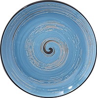 Фото Wilmax тарілка Spiral Blue 25.5 см (WL-669614/A)