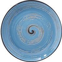 Фото Wilmax тарілка Spiral Blue 20.5 см (WL-669612/A)