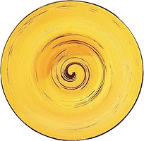 Фото Wilmax тарілка глибока Spiral Yellow 20 см (WL-669422/A)
