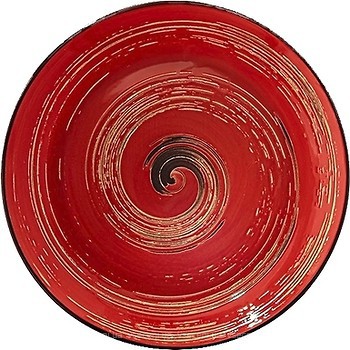 Фото Wilmax тарілка глибока Spiral Red 25.5 см (WL-669227/A)