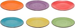 Фото Flora набор тарелок для десерта 6 шт Rainbow (45047)