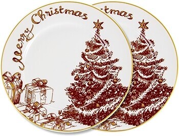 Фото Lefard набор тарелок 2 шт Merry Cristmas (924-745)