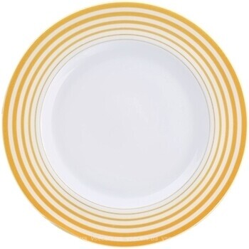 Фото DPL Lines Yellow тарелка для салата 21.3 см