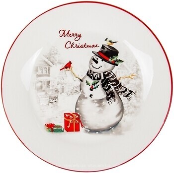Фото Lefard тарелка Новогодняя коллекция Снеговик 21 см (858-0020)