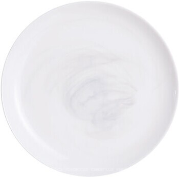 Фото Luminarc тарілка обідня 25 см Diwali Marble White (Q8840)