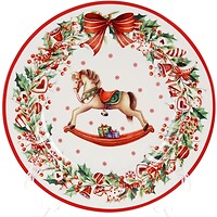 Фото Bonadi тарелка для десерта Рождественская фантазия (498-293)
